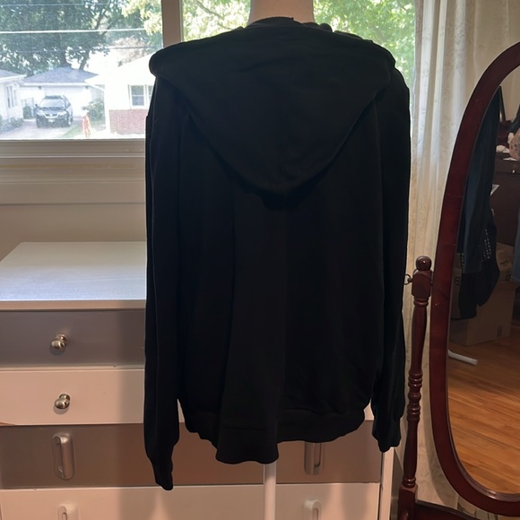 Black Eddie Bauer zip up hoodie. Size XXL - Picture 2 of 3